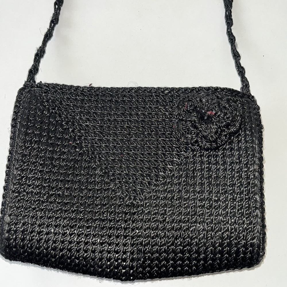 Macrame Bag / Handmade Bag / Black bag / Crossbody bag